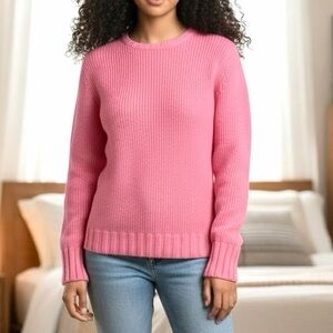 Vintage GAP Women’s 2004 Holiday Pink Sweater 100% Cotton , Small